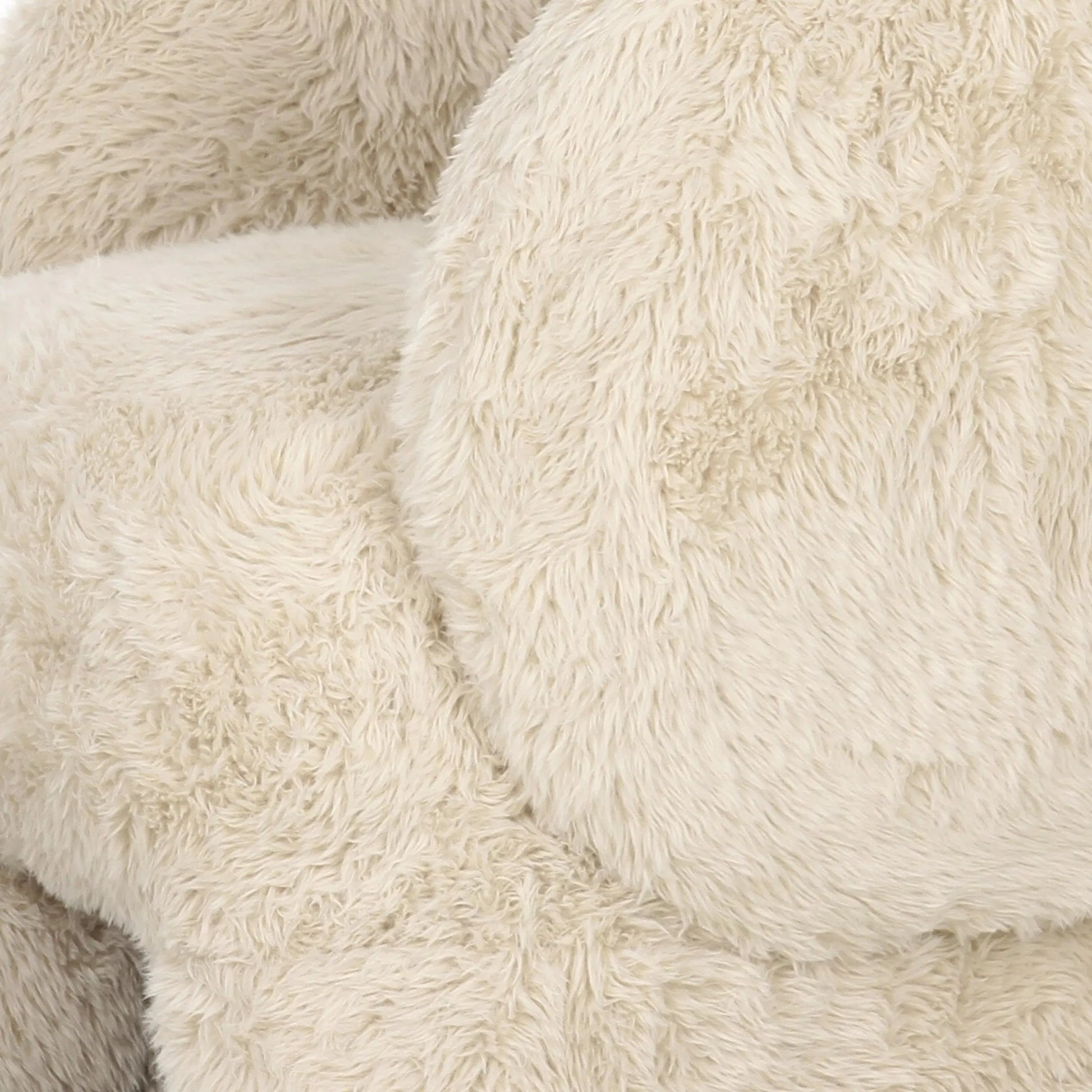 Kiki Vegan Shearling Accent Chair by TOV Furniture. Made from faux shearling, plywood in a modern style.