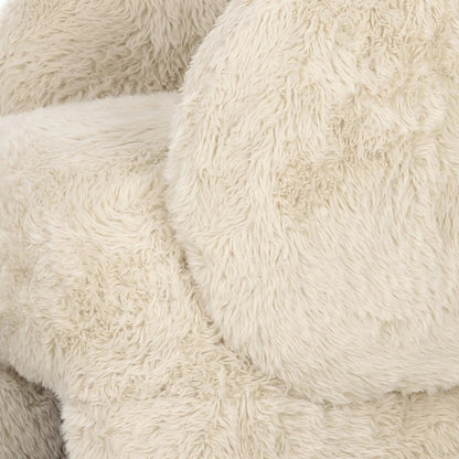 Kiki Vegan Shearling Accent Chair by TOV Furniture. Made from faux shearling, plywood in a modern style.