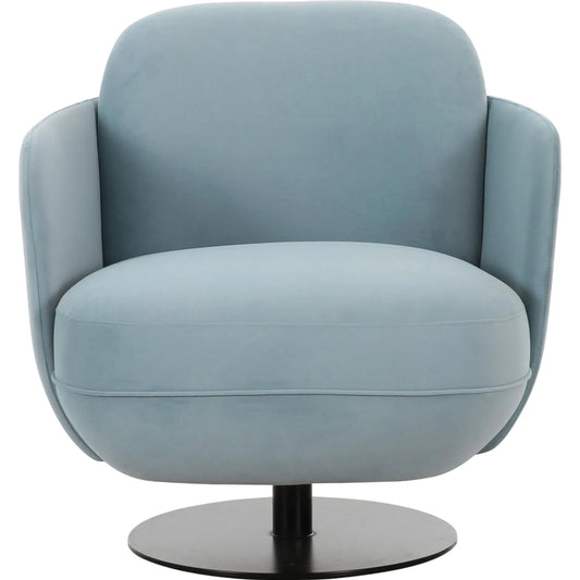 Solange Velvet Swivel Chair by TOV Furniture. Made from iron, plywood, velvet in a unique style.