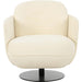Solange Velvet Swivel Chair by TOV Furniture. Made from iron, plywood, velvet in a unique style.