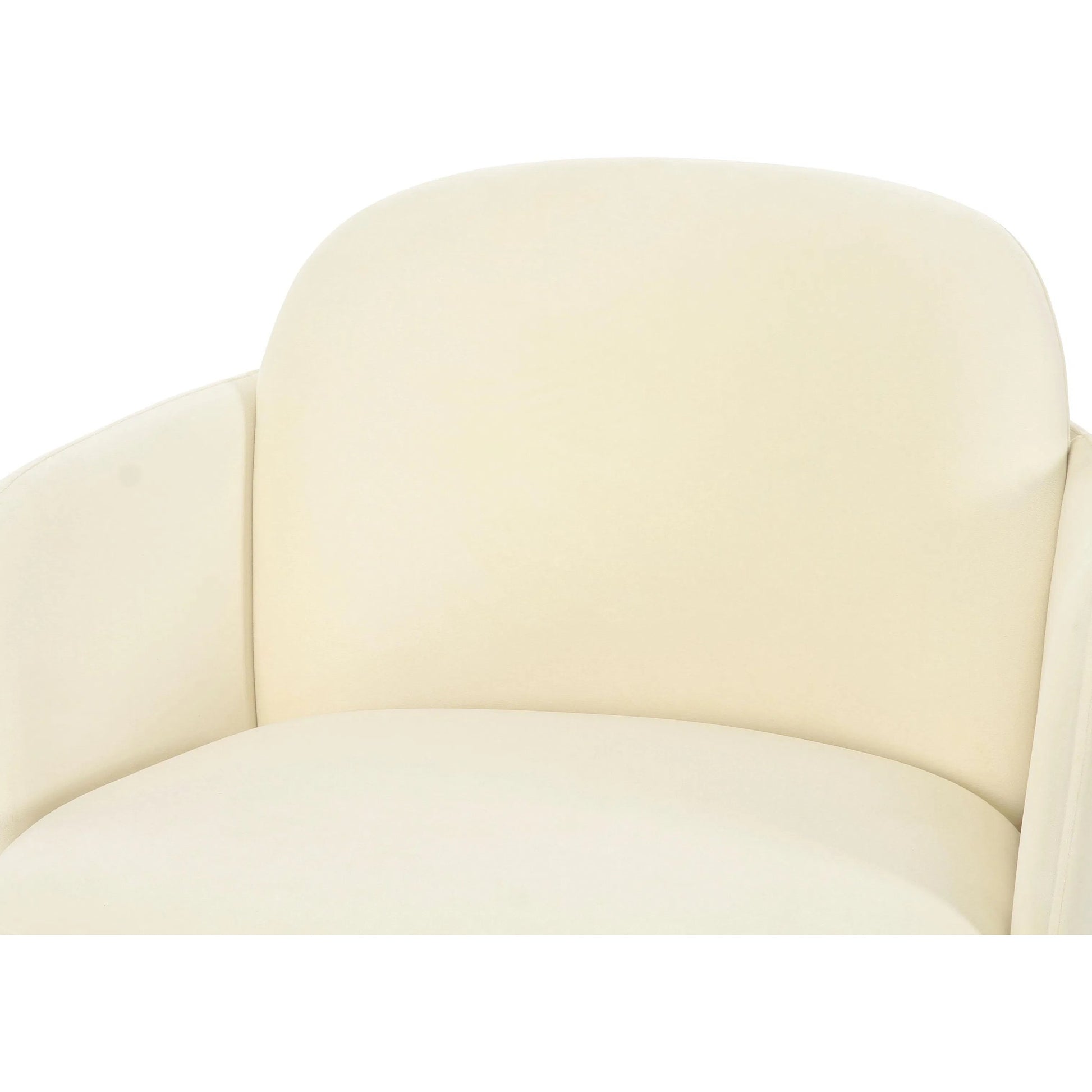 Solange Velvet Swivel Chair by TOV Furniture. Made from iron, plywood, velvet in a unique style.