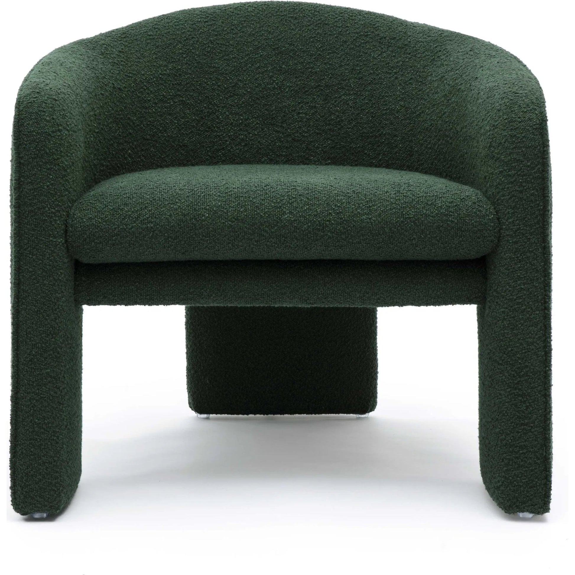 Marla Boucle Accent Chair by TOV Furniture. Made from boucle, plywood, wood in a transitional style.