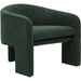 Marla Boucle Accent Chair by TOV Furniture. Made from boucle, plywood, wood in a transitional style.