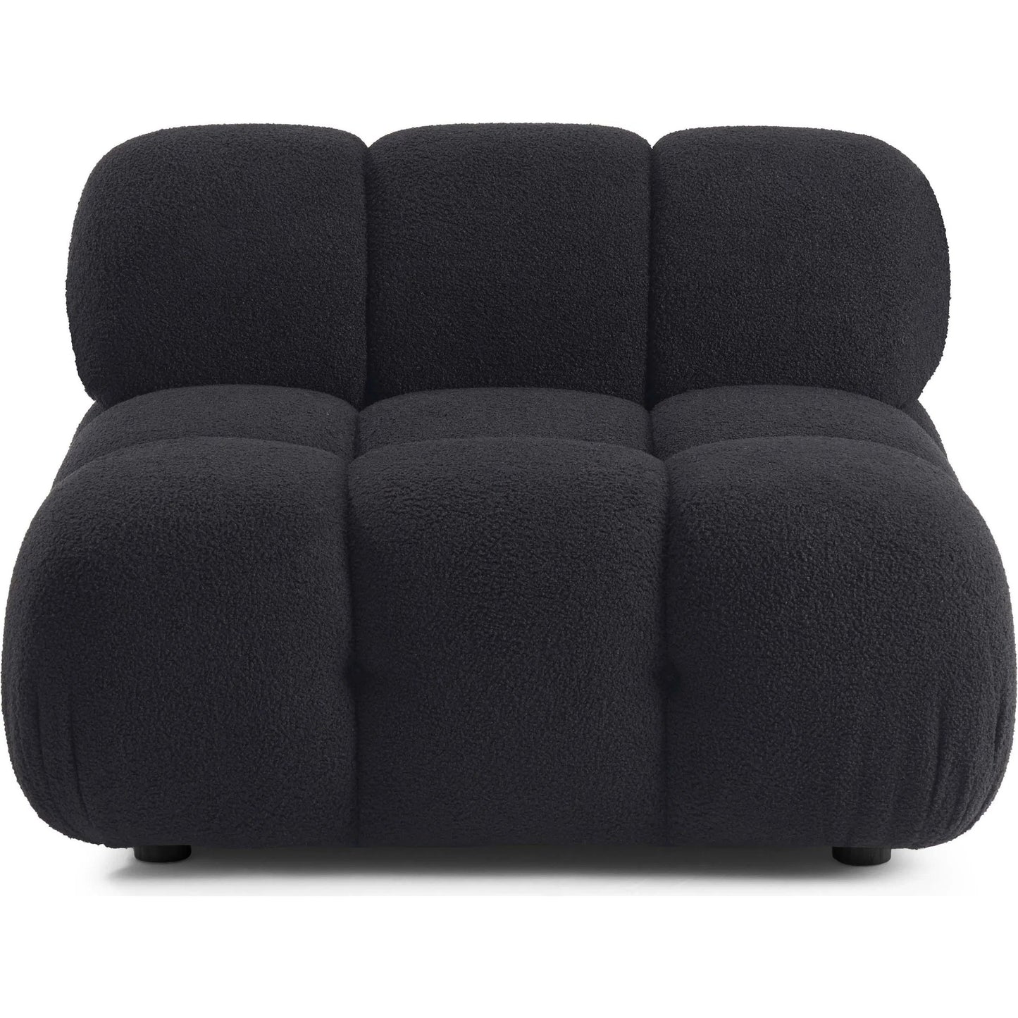 007 SI-2439909 | Primary Silo | Calliope Vegan Shearling Modular Armless Chair by TOV Furniture. Made from fabric, plywood, wood in a transitional style.