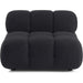 Calliope Vegan Shearling Modular Armless Chair by TOV Furniture. Made from fabric, plywood, wood in a transitional style.