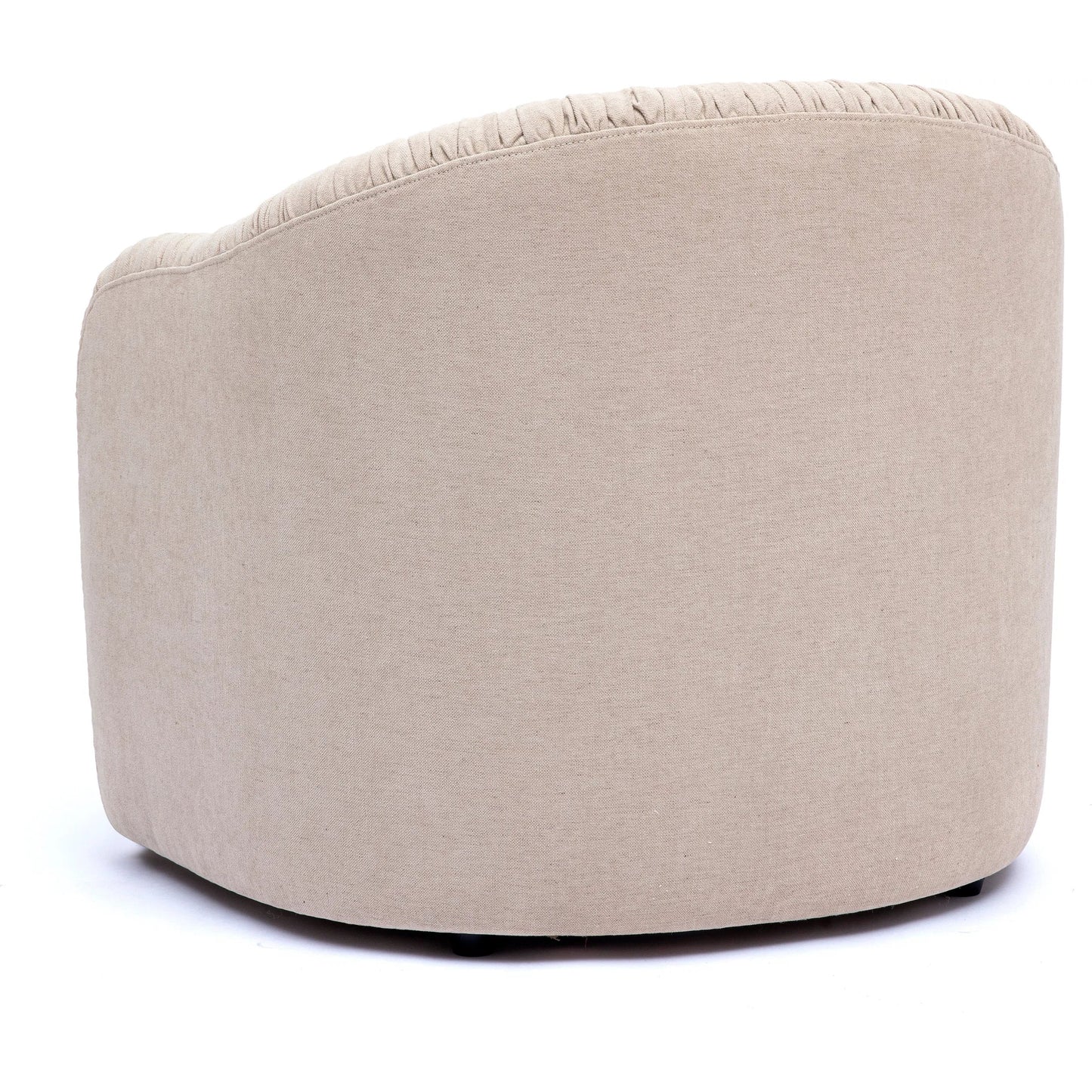 002 SI-2527439 | Additional Silo | Pamela Chenille Lounge Chair by TOV Furniture in tan. Made from fabric, plywood, tassel in a unique style.