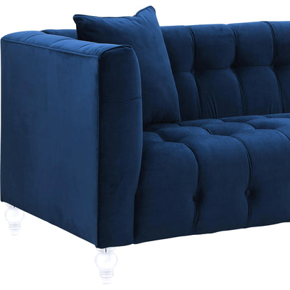 Bea Sofa by TOV Furniture. Made from velvet in a modern style.