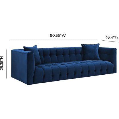Bea Sofa by TOV Furniture. Made from velvet in a modern style.