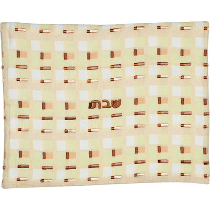 TOV Patterned Challah Cover by TOV Furniture in multi. Made from faux leather, linen in a eclectic & global style.