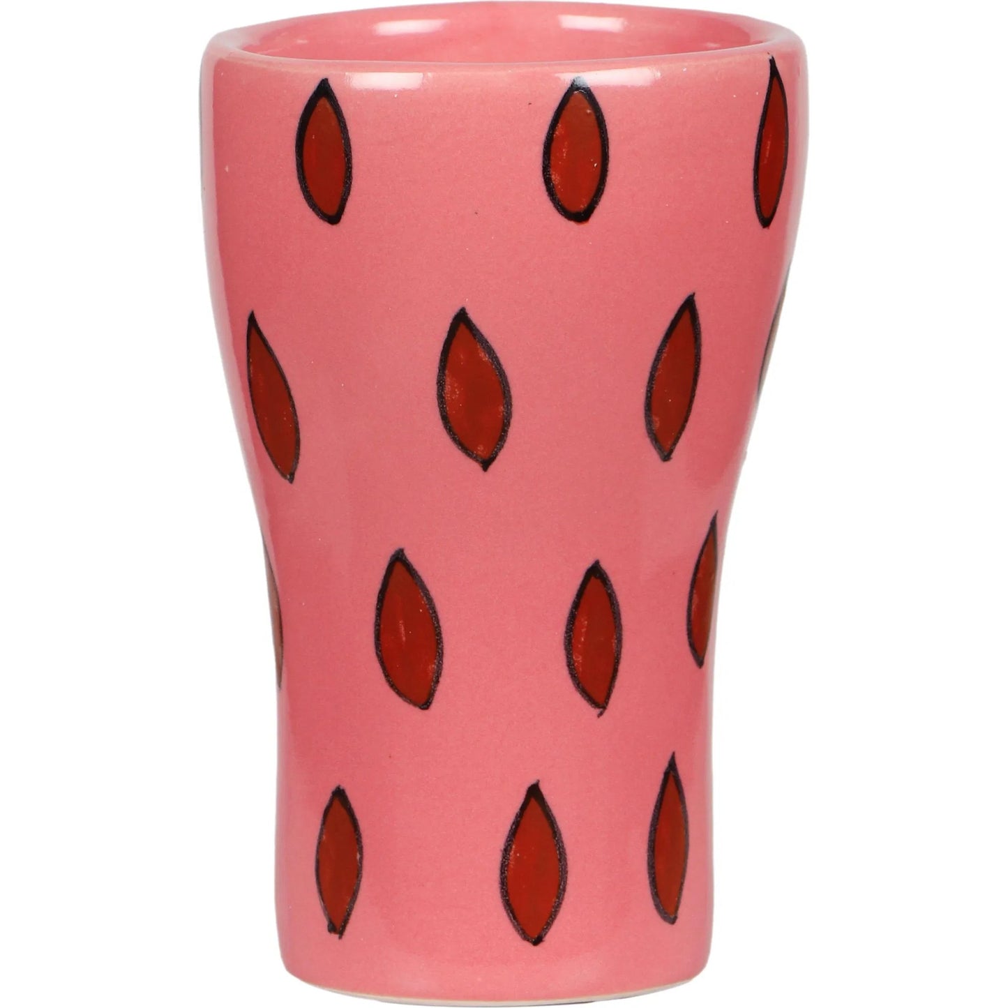 002 SI-2321053 | Additional Silo | Velma 'Sultry' Ceramic Glasses (Set of 4) by TOV Furniture in sultry print. Made from ceramic in a eclectic & global style.