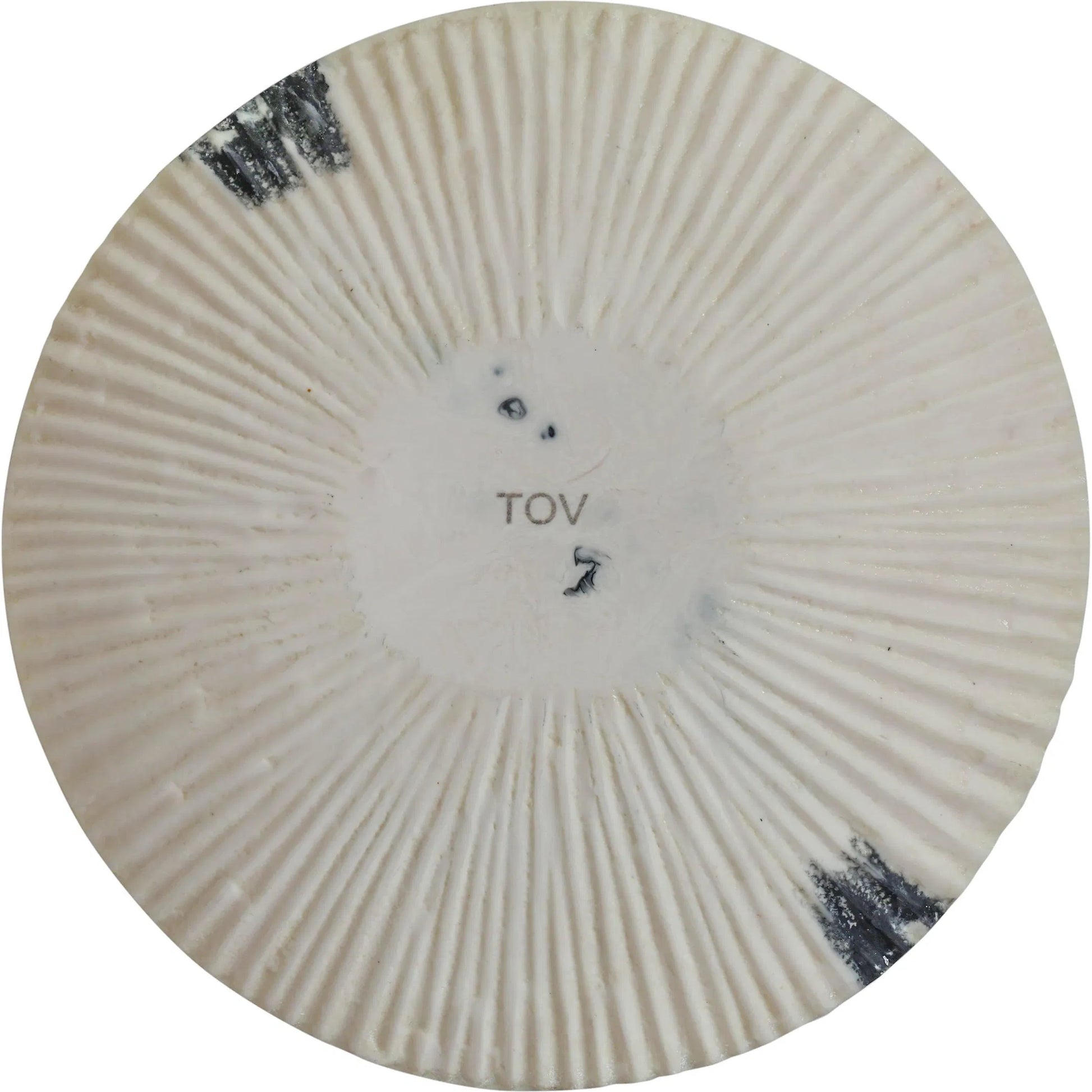 Ikani Black & White Resin Serving Plate by TOV Furniture in black, white. Made from resin in a unique style.