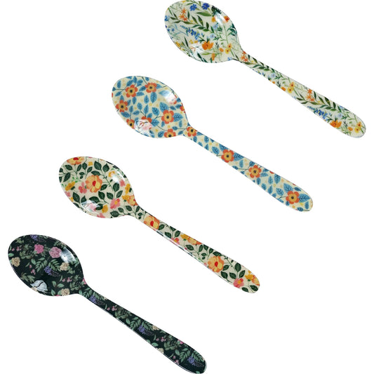 Planted Tea Spoons (Set of 4) by TOV Furniture in multi. Made from enamel, stainless steel in a unique style.