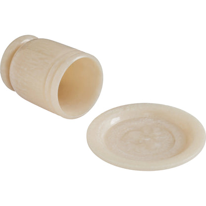 Channeled Swirl Kiddush Cup by TOV Furniture. Made from resin in a unique style.