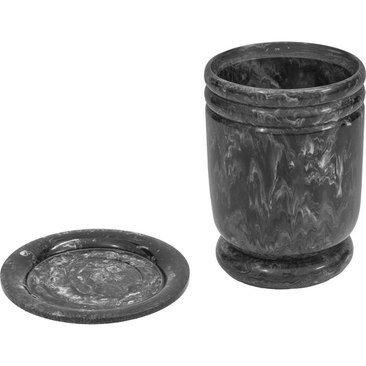 Channeled Swirl Kiddush Cup by TOV Furniture. Made from resin in a unique style.