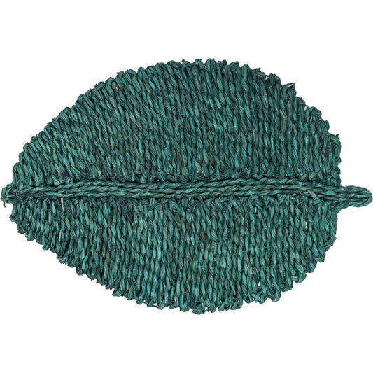 Leaf Seagrass Placemat by TOV Furniture. Made from seagrass in a unique style.