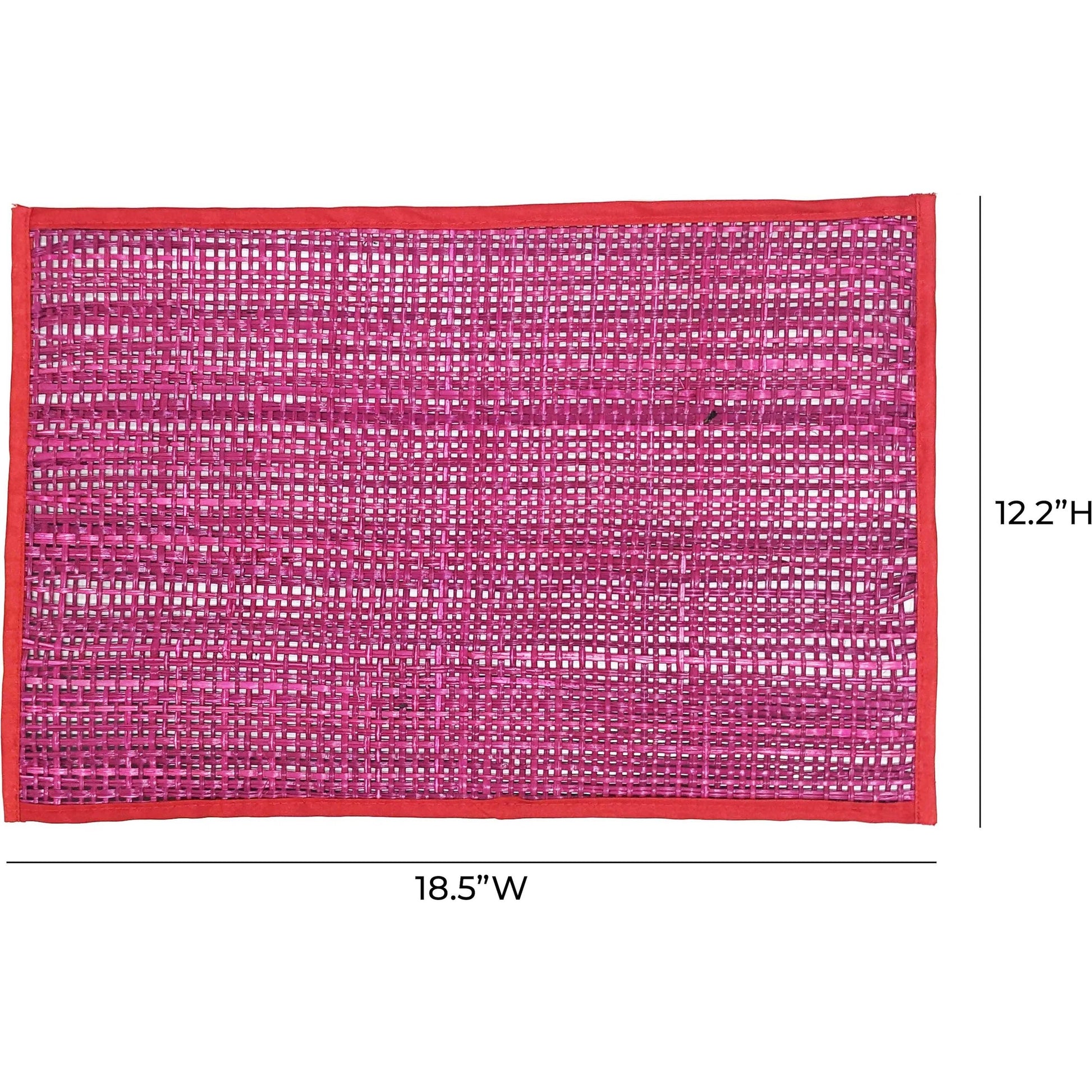Peele Seagrass Placemat (Set of 4) by TOV Furniture. Made from seagrass in a eclectic & global style.