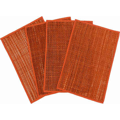 Peele Seagrass Placemat (Set of 4) by TOV Furniture. Made from seagrass in a eclectic & global style.