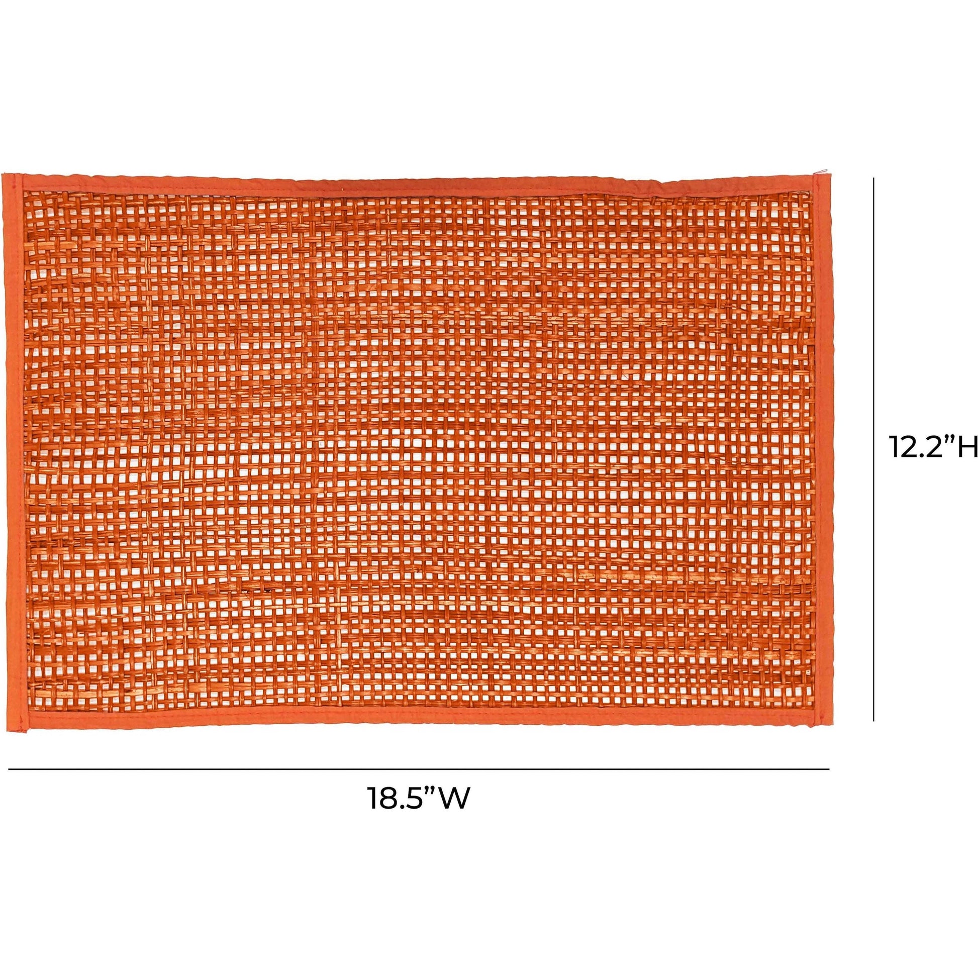 Peele Seagrass Placemat (Set of 4) by TOV Furniture. Made from seagrass in a eclectic & global style.