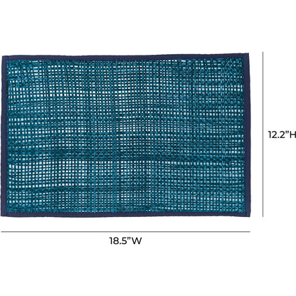 Peele Seagrass Placemat (Set of 4) by TOV Furniture. Made from seagrass in a eclectic & global style.