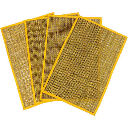 Peele Seagrass Placemat (Set of 4) by TOV Furniture. Made from seagrass in a eclectic & global style.