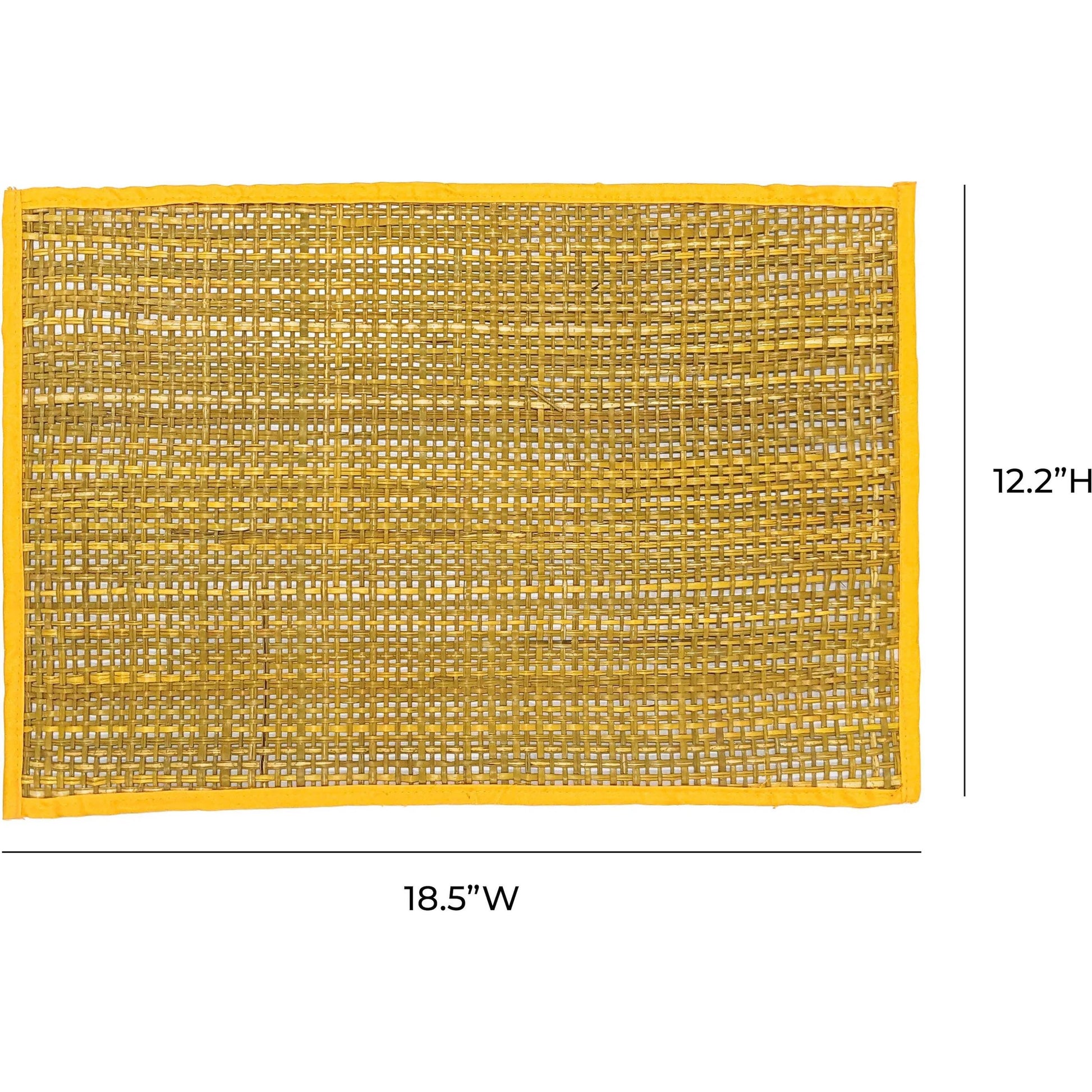 Peele Seagrass Placemat (Set of 4) by TOV Furniture. Made from seagrass in a eclectic & global style.