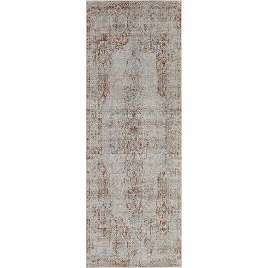 Kaia Transitional Rug - 39GKF by Feizy in tan, ivory, orange. Made from unique in a unique style.