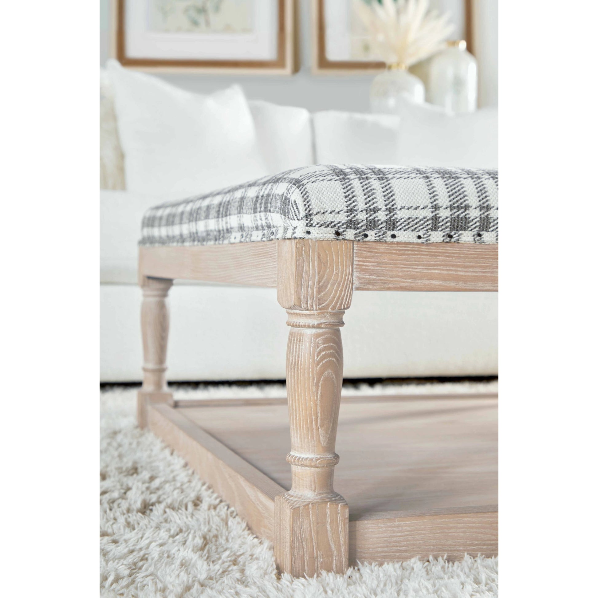 Townsend Upholstered Coffee Table by Essentials For Living. Made from unique in a cottage & farmhouse style.