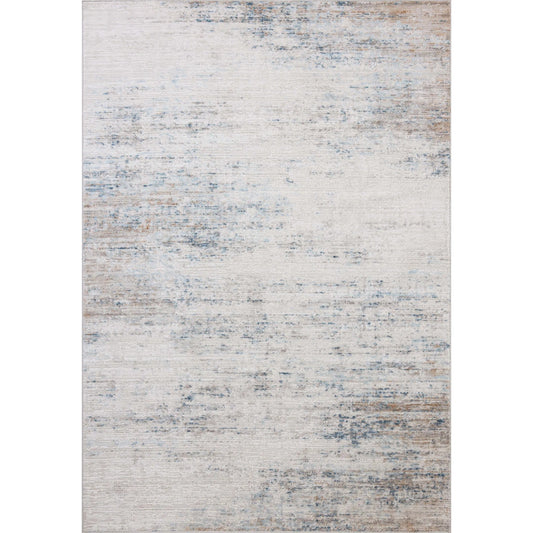 Townes TOW-04 Rug by Loloi in ivory, sky. Made from 100% polyester in a unique style.