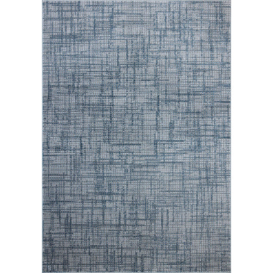 Townes TOW-08 Rug by Loloi in grey, denim. Made from 100% polyester in a unique style.