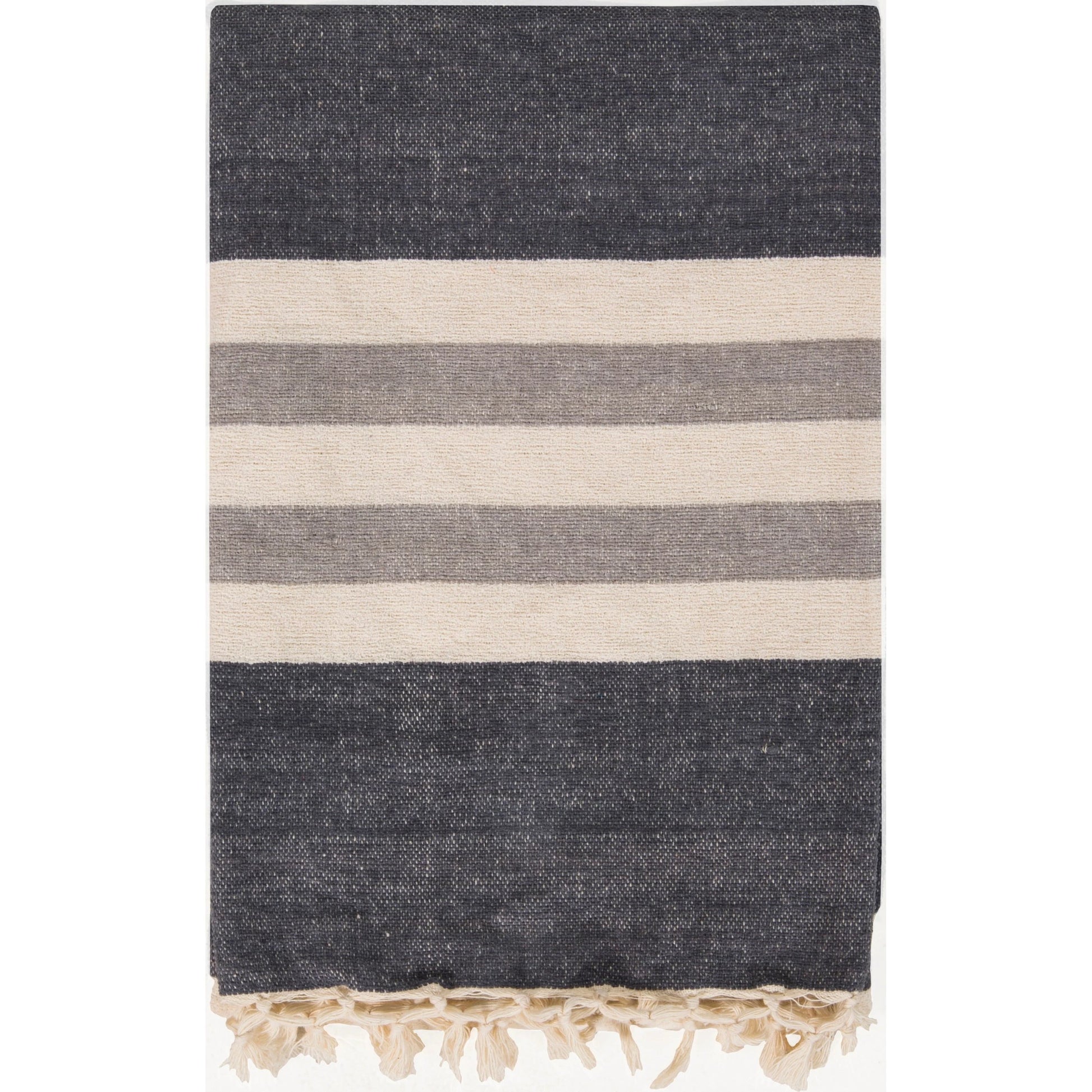 Troy - 10942 by Surya in light gray, ivory. Made from 100% cotton in a traditional style.