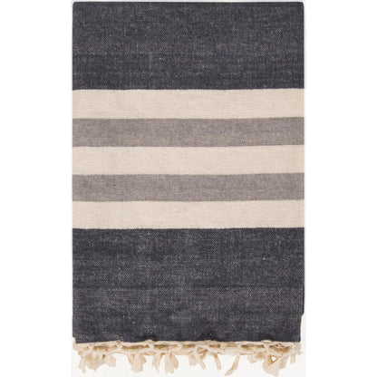 Troy - 10942 by Surya in light gray, ivory. Made from 100% cotton in a traditional style.