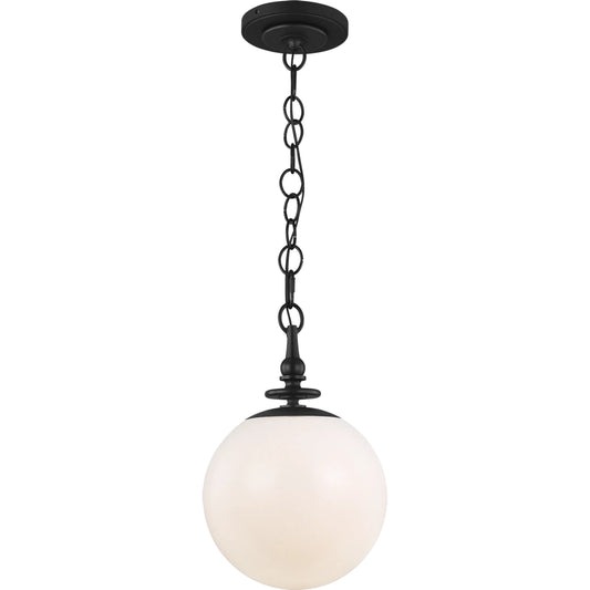 Capri Medium Pendant by Visual Comfort & Co. in aged iron. Made from steel in a unique style.
