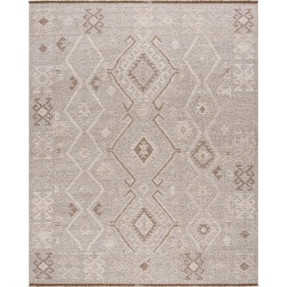 Tempe Rug - 526455 by Surya in taupe, sandstone, ivory, mocha. Made from wool in a unique style.