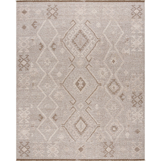 Tempe Rug - 526455 by Surya in sterling grey, ash, sage, prairie dust, light silver. Made from wool in a unique style.