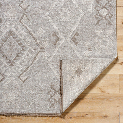 Tempe Rug - 526455 by Surya in taupe, sandstone, ivory, mocha. Made from wool in a unique style.