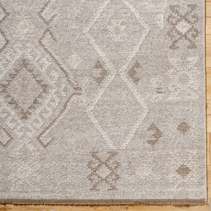 Tempe Rug - 526455 by Surya in taupe, sandstone, ivory, mocha. Made from wool in a unique style.