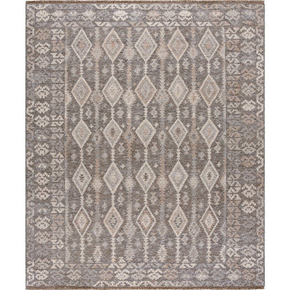 Tempe Rug - 526464 by Surya in slate gray, taupe, ivory, charcoal. Made from wool in a unique style.