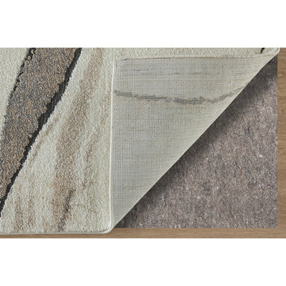 Gilmore GIL39URF Rug by Feizy in ivory, gray, black. Made from polypropylene in a unique style.