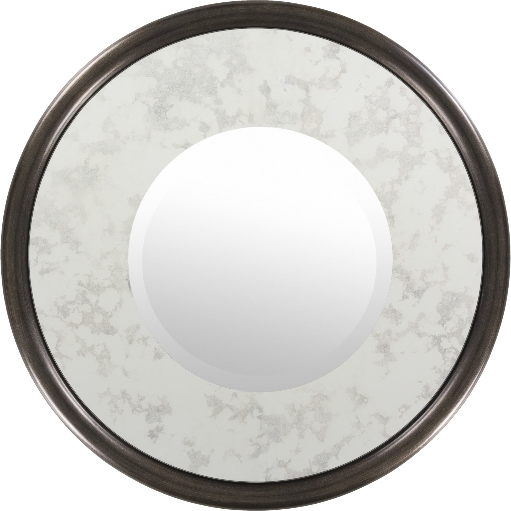 Turpin Mirror - 21929 by Surya in metallic silver. Made from unique in a transitional style.