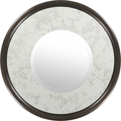 Turpin Mirror - 21929 by Surya in metallic silver. Made from unique in a transitional style.