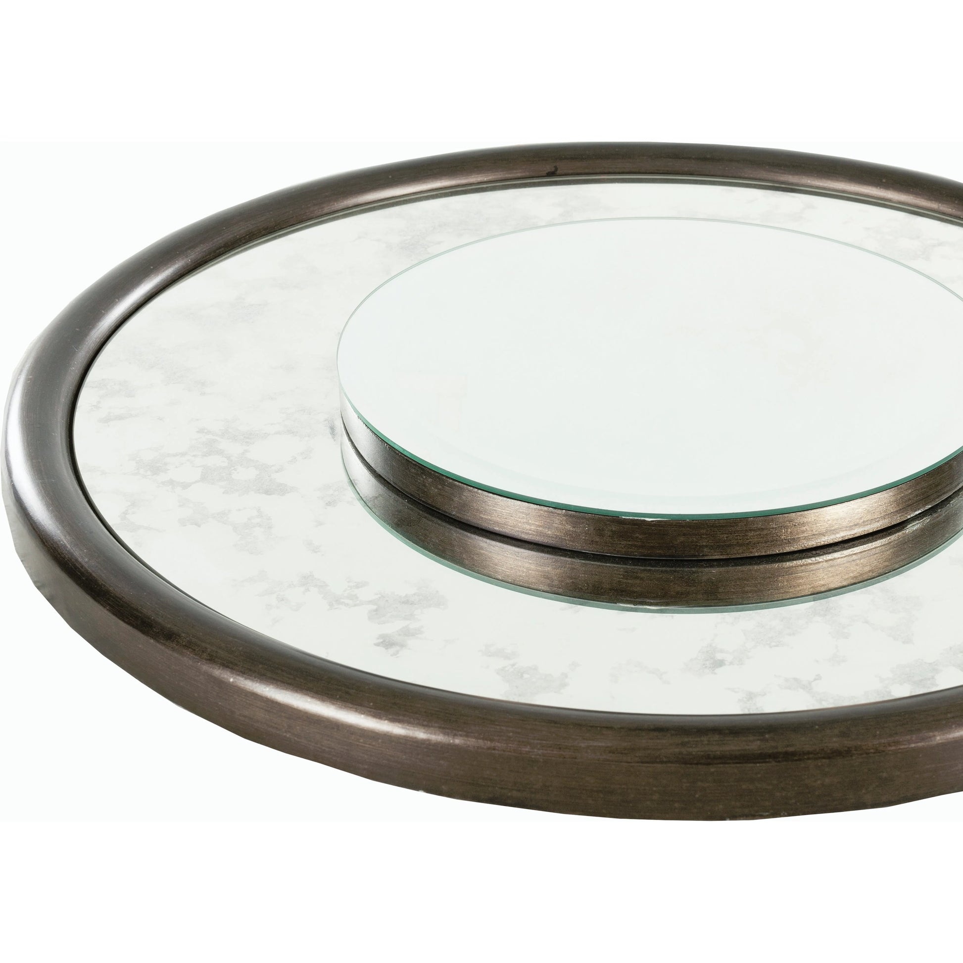 Turpin Mirror - 21929 by Surya in metallic silver. Made from unique in a transitional style.
