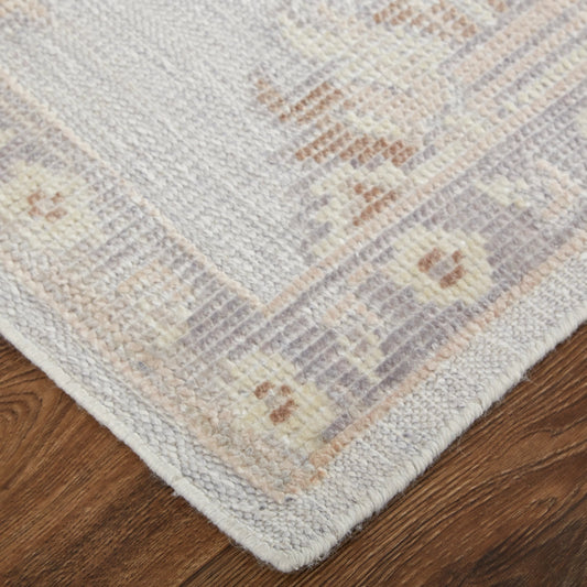 Wendover Transitional Oriental Rug - 6848F by Feizy in ivory, silver, tan. Made from pet in a unique style.