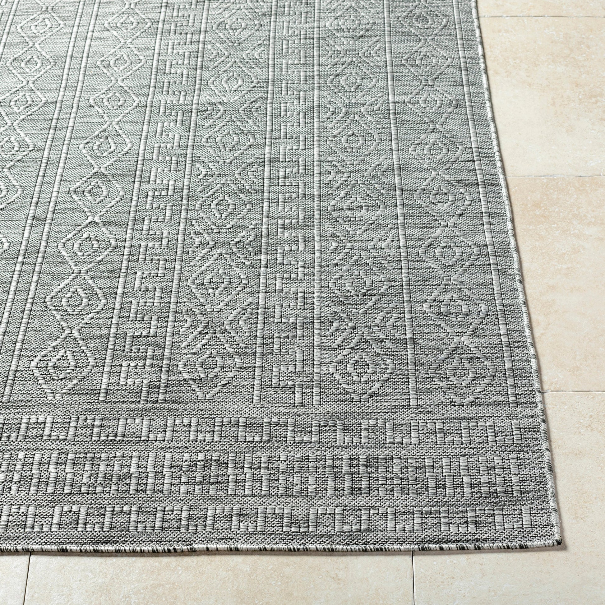 Terrace TRC-2300 Indoor/Outdoor Rug by Livabliss. Made from polypropylene in a unique style.