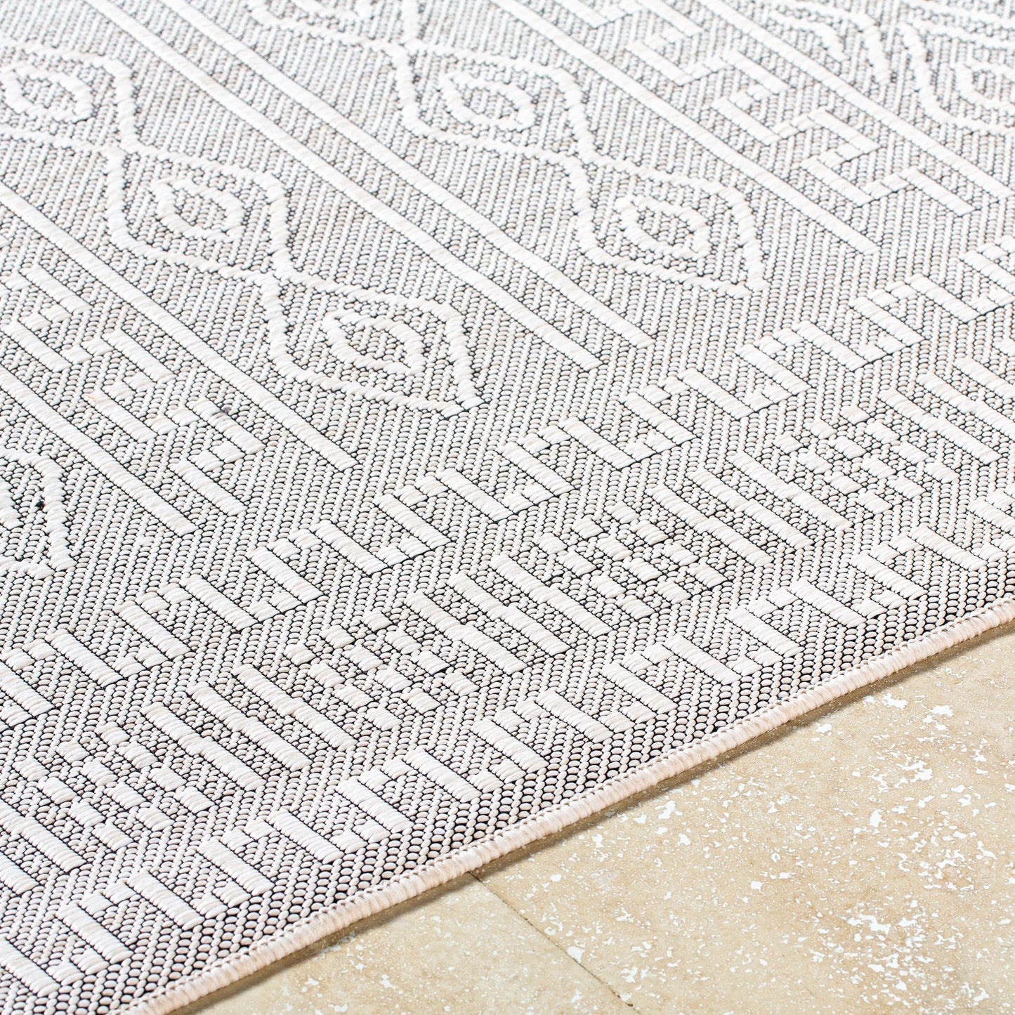 040 SI-2098575,SI-2098576,SI-2098577,SI-2098578,SI-2098579,SI-2098580 | Closeup | Terrace TRC-2300 Indoor/Outdoor Rug by Livabliss. Made from polypropylene in a unique style.