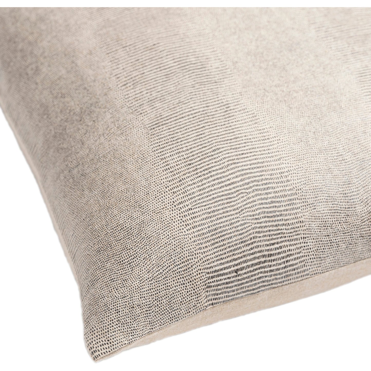 001 SI-1892069,SI-1892070 | Closeup | Torrid Pillow - 36294 by Surya in oatmeal, black. Made from 100% cotton in a unique style.