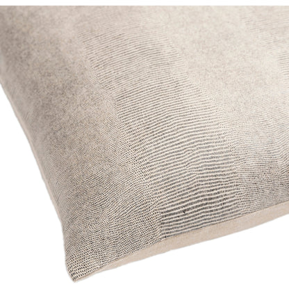 Torrid Pillow - 36294 by Surya in oatmeal, black. Made from 100% cotton in a unique style.