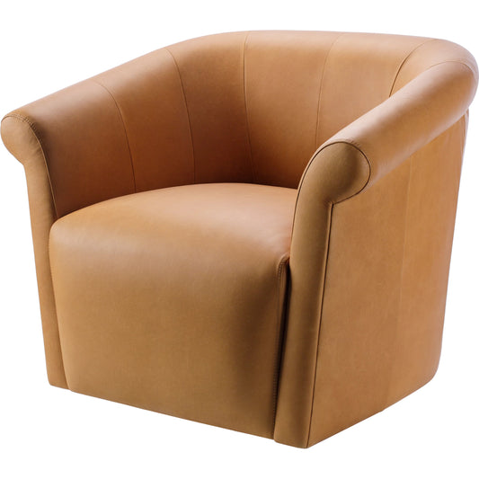 Trumpet Swivel Chair by Surya in chrome. Made from unique in a modern style.