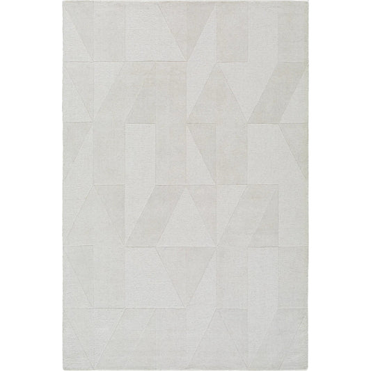 Taraash TRH-2307 Rug by Livabliss in ivory, pearl, light gray. Made from wool in a unique style.