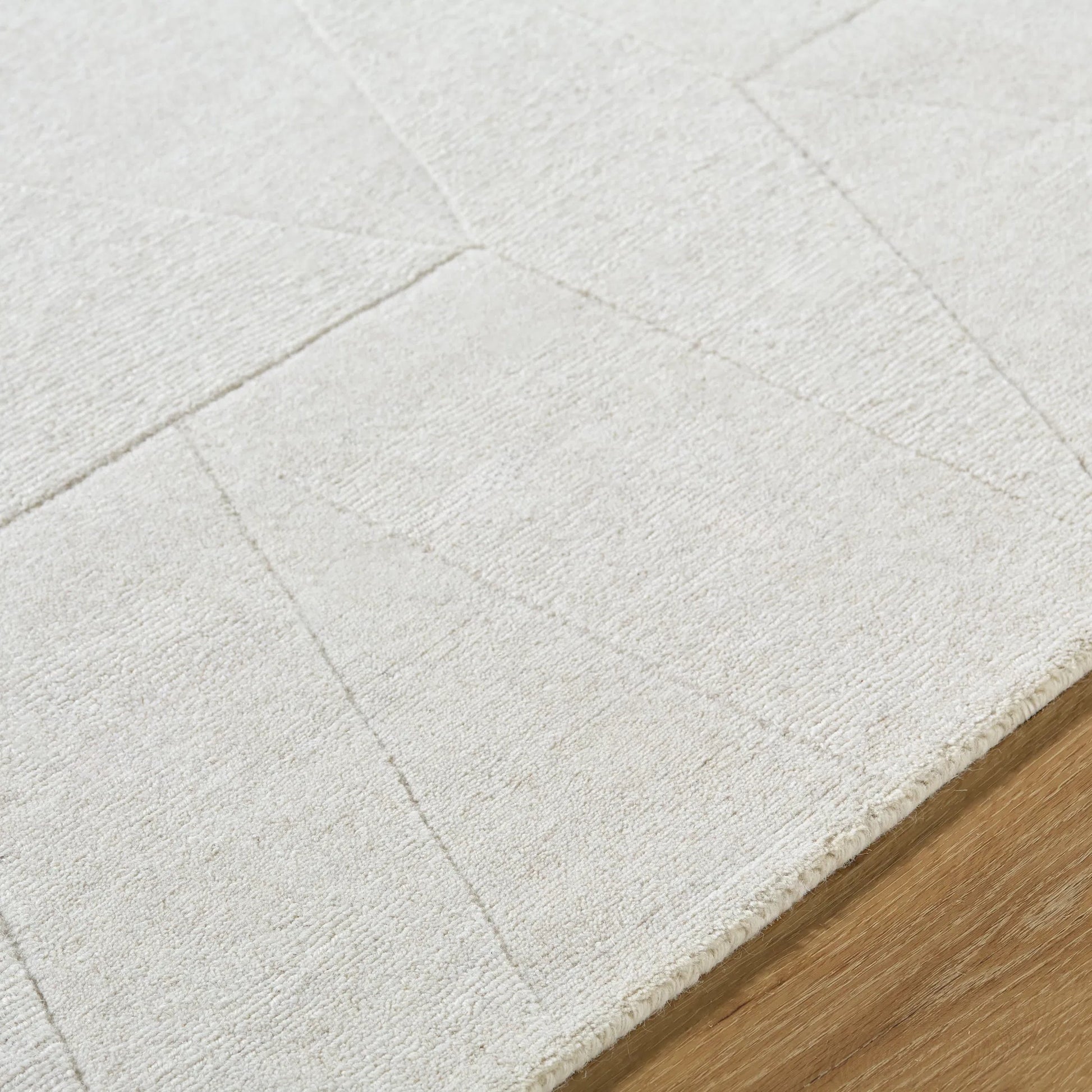 Taraash TRH-2307 Rug by Livabliss in ivory, pearl, light gray. Made from wool in a unique style.