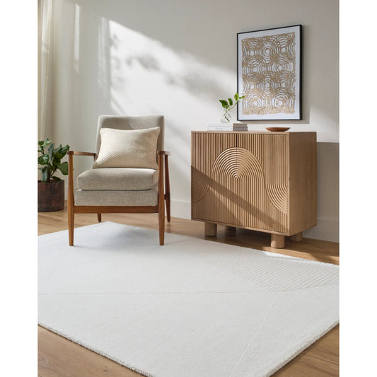 Taraash TRH-2308 Rug by Livabliss in ivory, light gray, pearl. Made from wool in a unique style.
